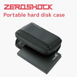 ELECOM HDDケース 衝撃吸収 Sサイズ(内寸:W82・H122・D16.5) ブラック ZSB-HD004BK