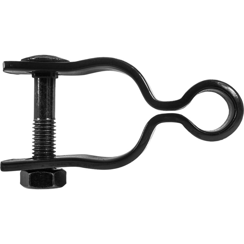 Black 1-3/8" X -5/8" Gate Frame Hinge w/Bolt and Nut