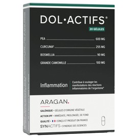 Aragan Synactifs DolActifs 20 Capsules