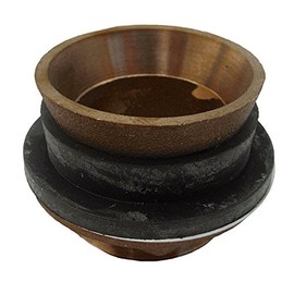 LASCO 6666 Closet or Urinal Spud, 1 1/4" x 1 1/4", Brass