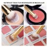 Juego De Bolsa Para Brochas De Maquillaje Profesional De 24