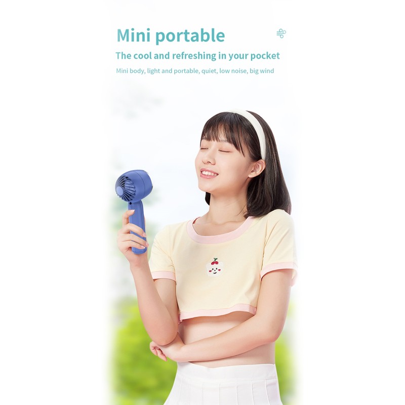 Handheld Fan Portable Rechargeable Mini Fan Desk Table Fan with