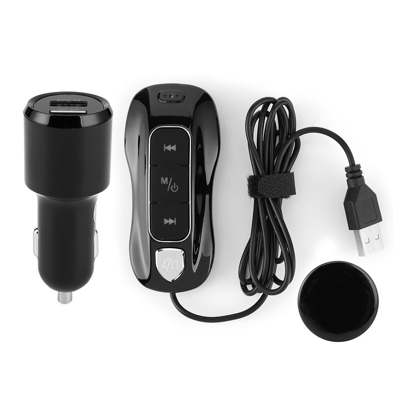 BC56 Wireless Car Bluetooth FM Transmitter Handsfree Audio Receiver Auto
