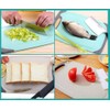 FLYINGSEA Cutting Boards For Kitchen, Anti-Skid Eco-Wheat Straw Cutting Board