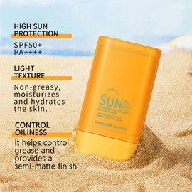 Sunscreen Stick SPF 50+ for Face & Body, Invisible Sun Screen SPF 50 Face Stick, Semi-Matte Sun Cream, Water Resistant & Non-Greasy, 16g – For Women
