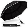 Weatherman Premium Collapsible Travel Umbrella - Windproof, Compact, Easy Auto