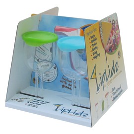 LipLidz ~ 13 oz Wine Glass w/ Attachable Drink-thru Lid (4 Pack). Great for Boating, RVing, Lake, Beach, Gifts, Wedding, lid & glass dishwasher safe top rack, 100% Tritan/BPA Free - FUN.. Made in USA!