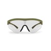 BERTONI Shooting Glasses Shatterproof and Antifog Lens - Adjustable Lens'