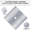 Glitter Heavyweight Premium Construction Paper for Grad Caps, 5 Sheets,