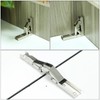 HOJLKLD 90 Degree Folding Shelf Hinge 2 Pack Hidden Bracket
