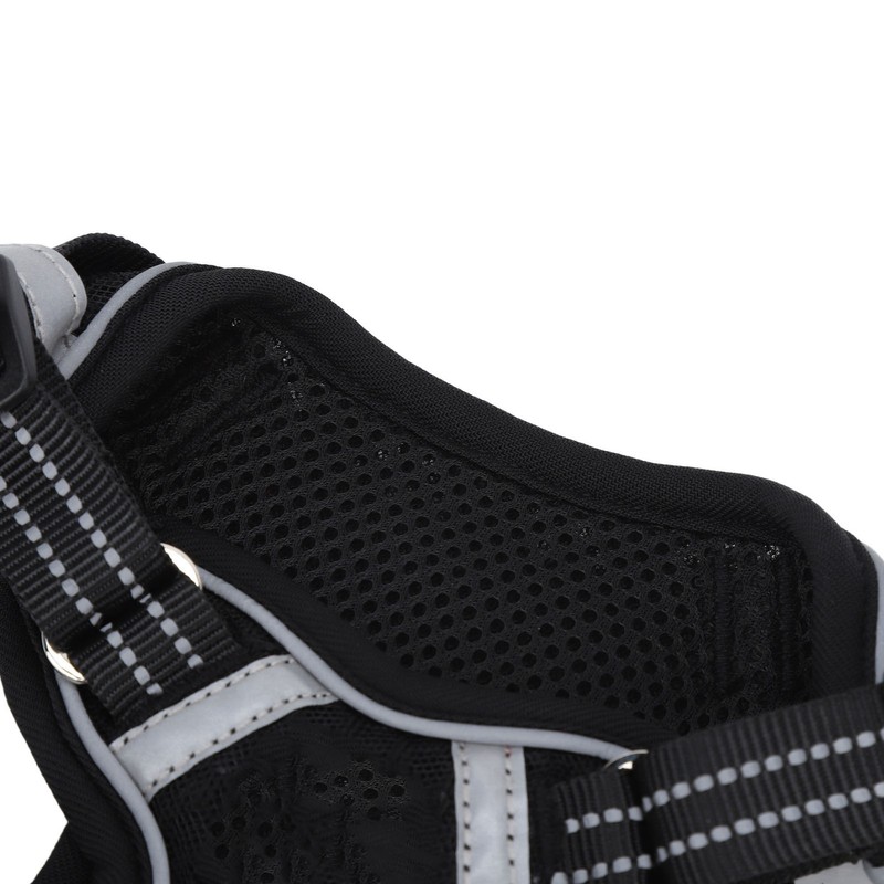 Dog Harness Adjustable Comfortable Reflective Strip Safety Mesh Dog Vest