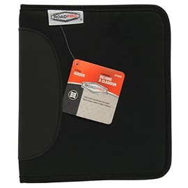 Roadpro LB-004BK 3-Ring Looseleaf Log Binder - Black
