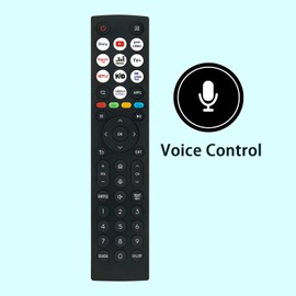 Replacement Voice Remote Control ERF2AA36, fit for Hisense QLED Smart TV 43E7NQ 50E7NQ 55E7NQ 65E7NQ 43A7NQ 50A7NQ 55A7NQ 65A7NQ 55E7NQ PRO, 65E7NQ PRO, 75E7NQ PRO, 85E7NQ PRO