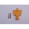 Universal Meter Box Door Repair Kit - Hinges and Key