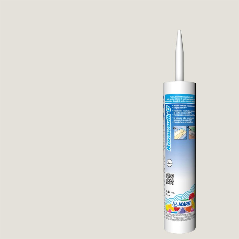 Mapei Keracaulk U Premium, Paintable, Unsanded, Siliconized Acrylic Caulk, Expertly