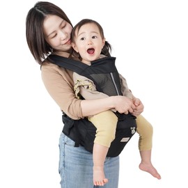 Nursery Teacher Recommendation: Hip Seat, Baby Strap, Baby Carrier, Waist Pouch, Bag, Plaisiureux (Black)