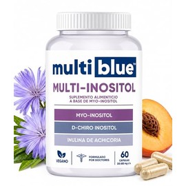 Inositol Ratio 300mg Por Porción Inulina Achicoria Apoyo Digestivo Myo Chiro 100 Natural Vegano Avanzado Lab Tested Multiblue Cápsulas