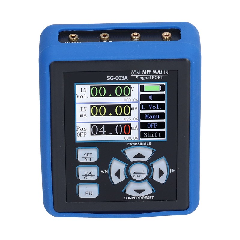 PWM Signal Generator Adjustable Hand Held Process Calibrator for Electrically