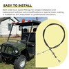 2-11010 Throttle Cable Replacement, Compatible with Honda-Engine Equipped UTVs, Compatible