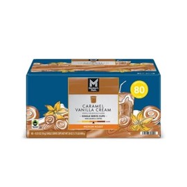 Medium Roast Coffee Pods, Caramel Vanilla Cream, 80 ct.