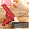 3D Multi Angle Measuring Ruler Metric Aluminum Alloy 22.5-90 Degree