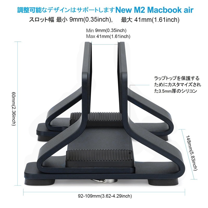 Laptop Stand, Vertical Stand, Aluminum Alloy Material, PC Stand, Vertical