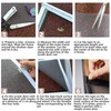 WD&CD Adjustable DIY Window Net Fiberglass Fine Mesh Screen Protector,