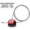 MASTER LOCK S806 *NEW** Lock Out Multi Devices 6FT Cable