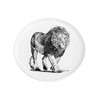 Maxwell & Williams DX0531 African Lion Plate - Black and