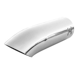 Exhaust Trim Tailpipe Universal Silencer Tailpipe Trims Sport Sport Exhaust Trim Stainless Steel Round up to 53 mm Chrome