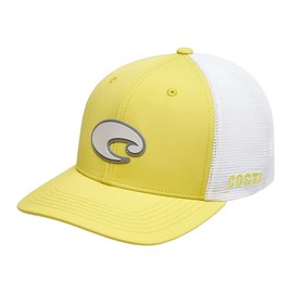 Costa Del Mar Unisex Adult Core Performance Trucker Hat, Yellow