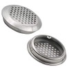 Rannb 2"/53mm Soffit Vent Circular Air Vents Stainless Steel Round