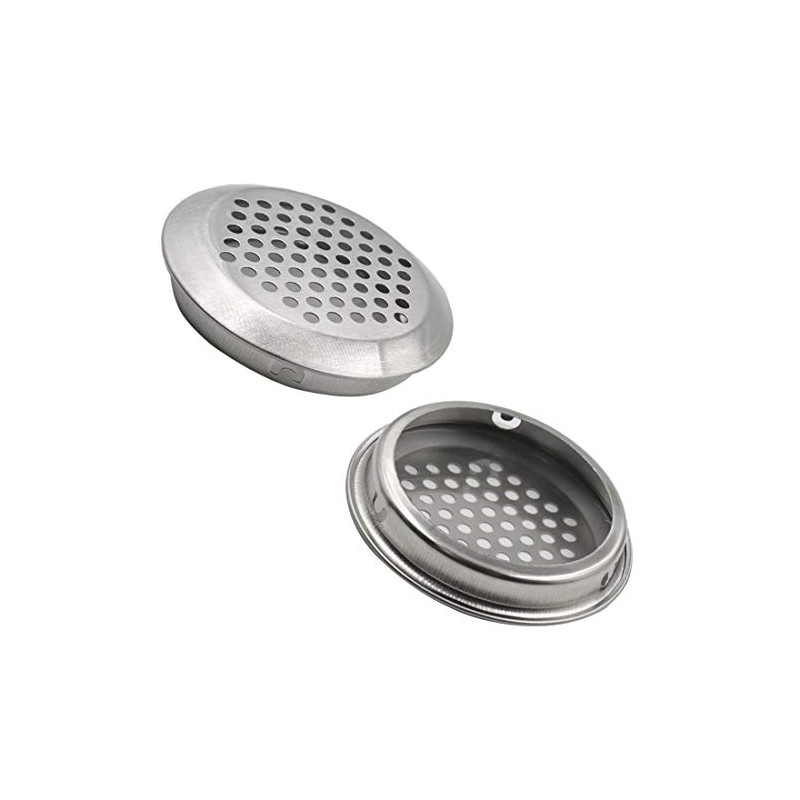 Rannb 2"/53mm Soffit Vent Circular Air Vents Stainless Steel Round