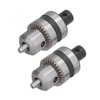 2 Set Heavy Duty Drill Chuck 3 Claw Aluminum Alloy