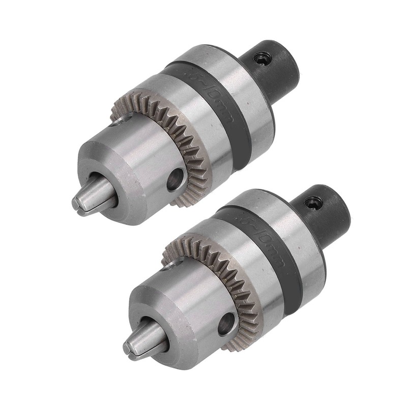 2 Set Heavy Duty Drill Chuck 3 Claw Aluminum Alloy