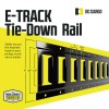 DC Cargo E Track Tie Down Rails 5 ft. Black