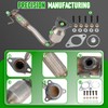 FOMIUZY Front Catalytic Converter Kit Direct-Fit Chevy Equinox GMC Terrain