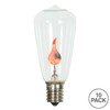 Vickerman ST40 Incandescent Clear Flicker Flame E17 Medium Base Bulb,