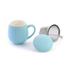 Cha Cult Saara Herbal Tea Cup Matt Sky Blue Set of 3