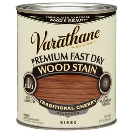 Rust-Oleum 262008 Traditional Cherry Varathane Premium Fast Dry Wood Stain, 1 Quart, 2 Pint Can (Pack of 2)