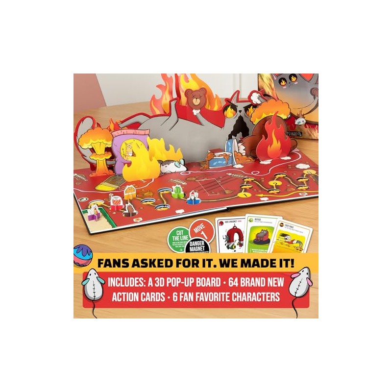 Exploding Kittens: The Board Game - The Action Packed Party