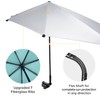 G4Free UPF 50+ Adjustable Beach Umbrella XL with Universal Clamp