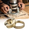 11pcs Solid Brass Router Template Bushing Guides Sets, Bush Guide