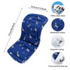 Baby Stroller Cushion,Infant Car Seat Insert-Reversible Universal Breathable and Soft