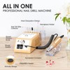 Subay Professional Electric Nail Drill Machine, 30,000RPM Electrical Nail Efile