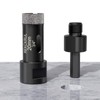 REKCKRUL 3/4 Inch Dry Diamond Core Drill Bits, 20mm Vacuum