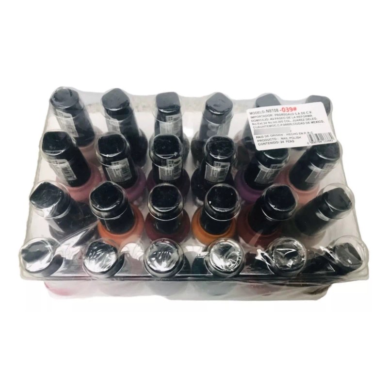 Saniye Esmaltes Marca Saniye Caja Con 24 Tonos