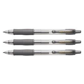 Pilot G2 07 Metallic Gel Ink Ballpoint Pens Pack of 3 Silveraa
