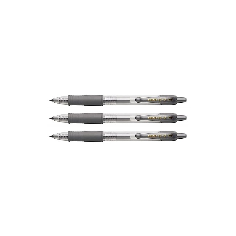 Pilot G2 07 Metallic Gel Ink Ballpoint Pens Pack of