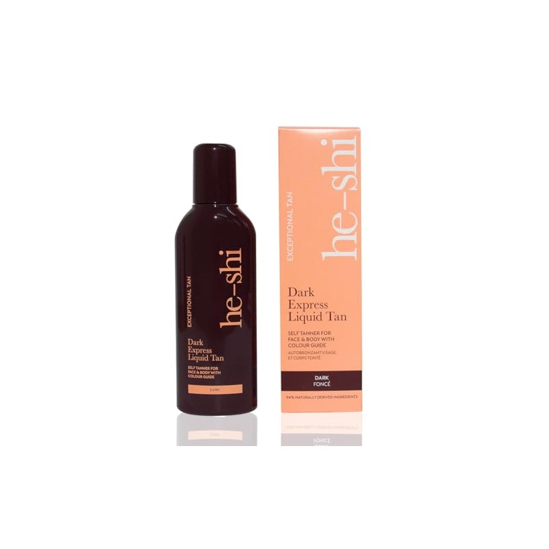 He-Shi Express Liquid Fake Tan - Dark, 150ml